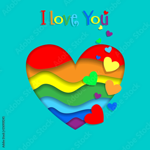 I Love You Lgbt Happy Valentines Day Greeting Card