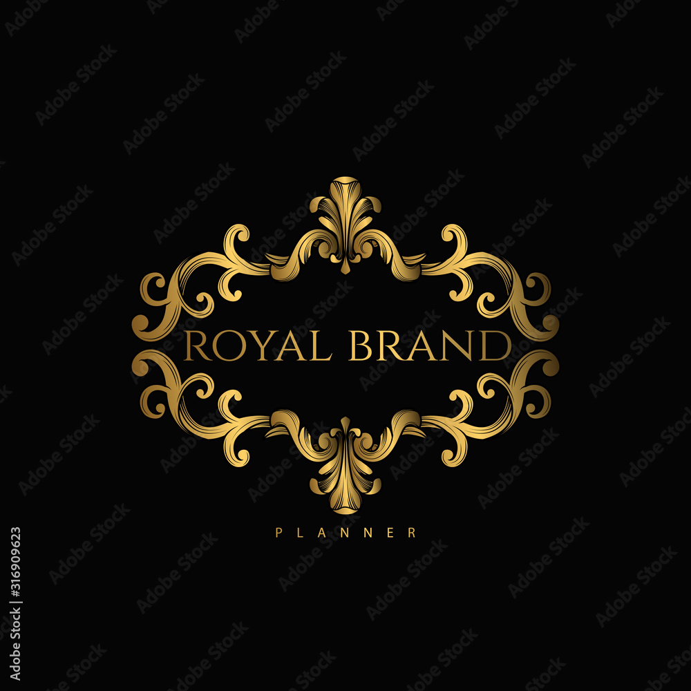 Logo Premium Luxury with Golden