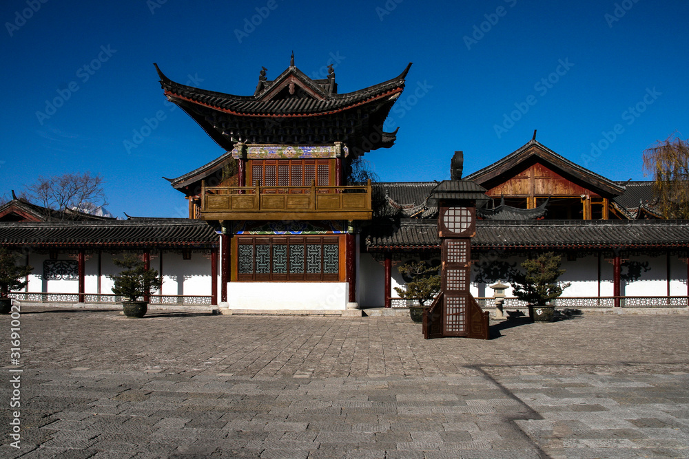 mu fu in lijiang,china