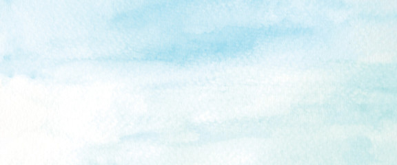Blue and green watercolor background, art abstract surface watercolour painting textured design on white paper background, banner, backdrop, template, poster, wallpaper