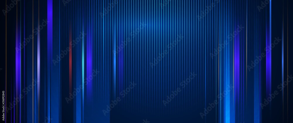 Illustration of light ray, stripe line with blue light, speed motion  background. Vector design abstract, science, futuristic, energy, modern  digital technology concept for wallpaper, banner background Stock Vector |  Adobe Stock