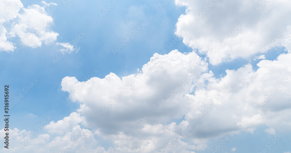 Fototapeta premium clear blue sky background,clouds with background.