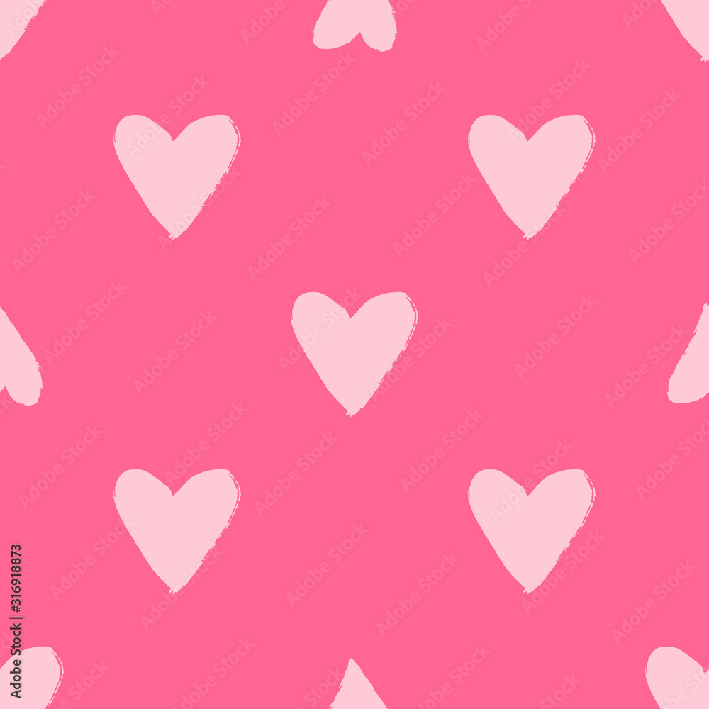 Heart seamless pattern with hand drawn elements. Repeated design great for Valentines Day, Birthday Wrapping, Scrapbooking Paper and Wedding Banner. Vector Heart seamless pattern with hand drawn elements. Repeated design great for Valentines Day, Birthday Wrapping, Scrapbooking Paper and Wedding Banner. Vector