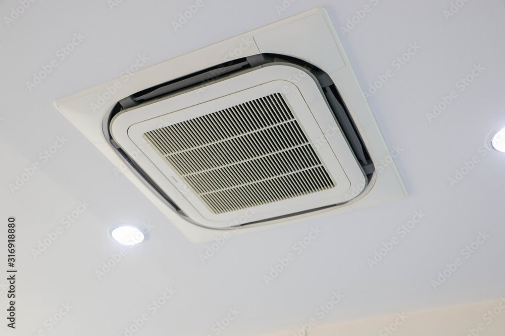 Ceiling air conditioners and two light bulbs Ceiling air conditioners and two light bulbs