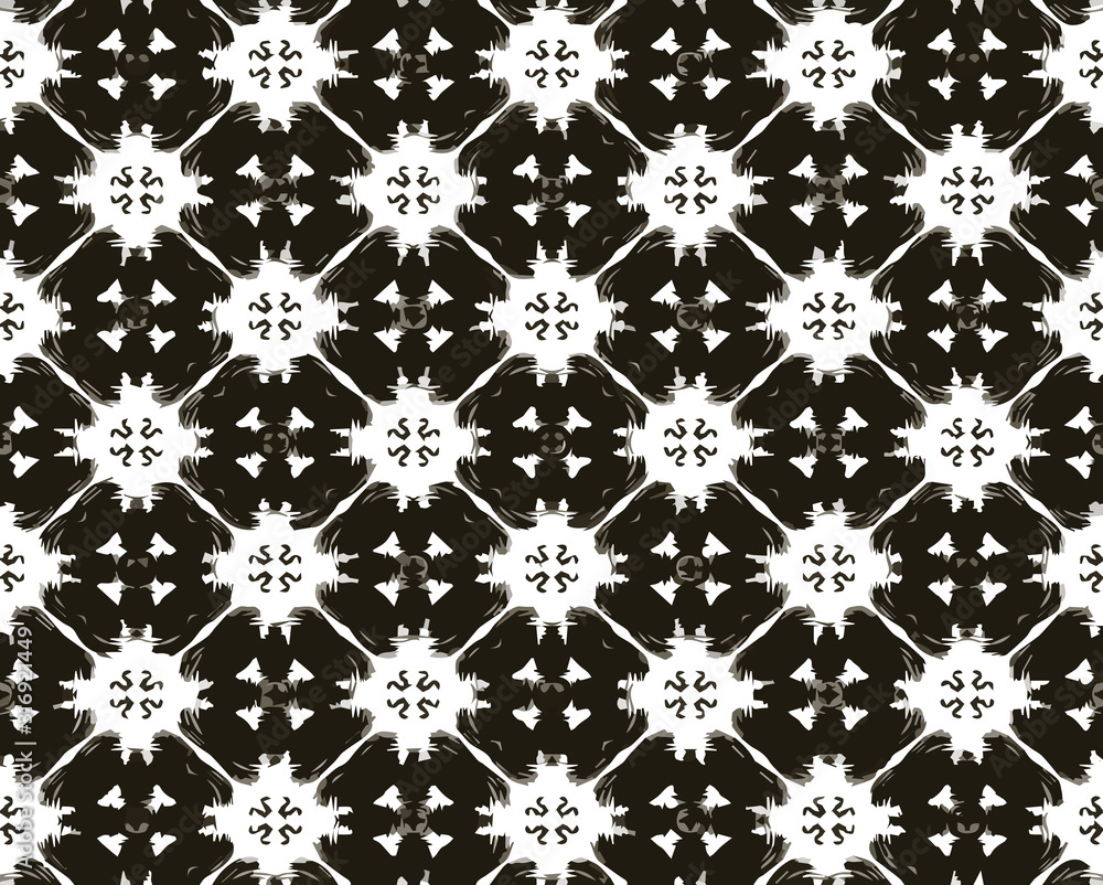 Seamless pattern in ornamental style. Geometric desing texture for greeting card and gifts.