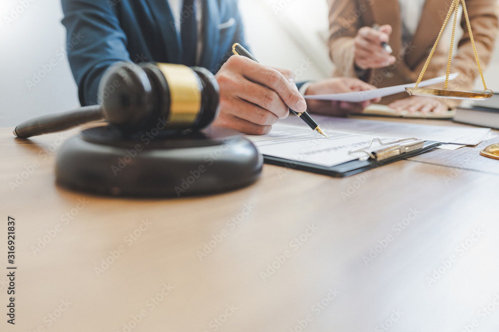 lawyer lawsuit notary consultation or discussing negotiation legal case with document contract women entrepreneurs in the office lawyer lawsuit notary consultation or discussing negotiation legal case with document contract women entrepreneurs in the office