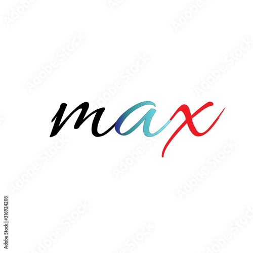 Max Logo For Company Vector Template Design Illustration