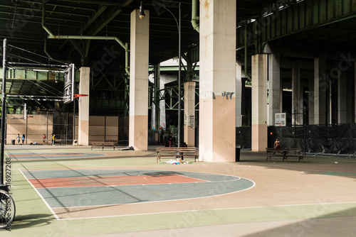 Photography basketball court