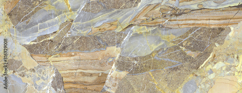 yellow abstract marble stone background, colorful rock texture