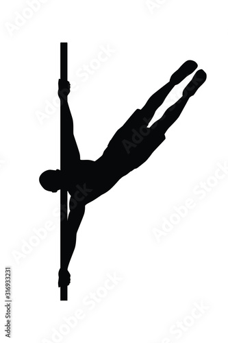 A sport man taking physical activity, street workout training