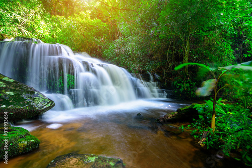 Beauty in nature  Mun Dang Waterfall at Phu Hin Rong Kla National Park  Thailand 