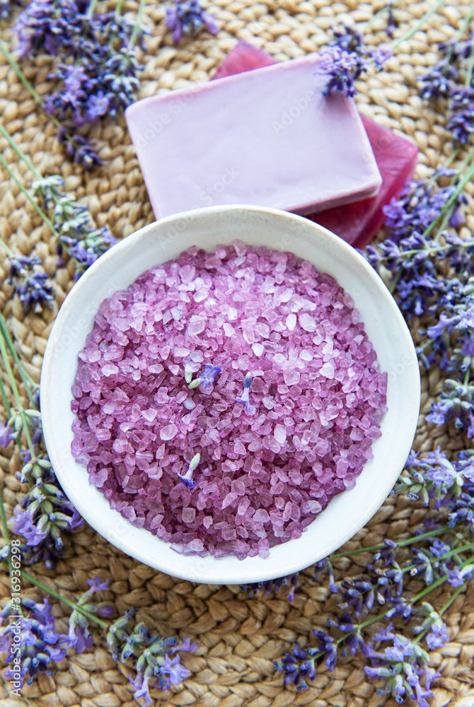 Lavender spa concept Lavender spa concept