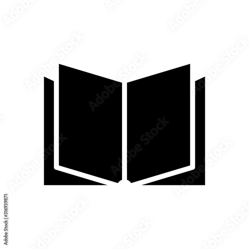 Open book icon vector design templates