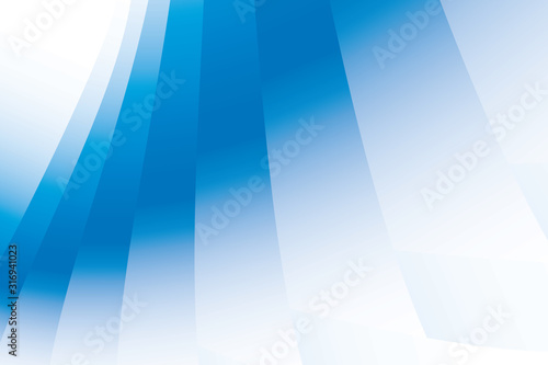 Abstract geometric blue and white color background. Vector, illustration.