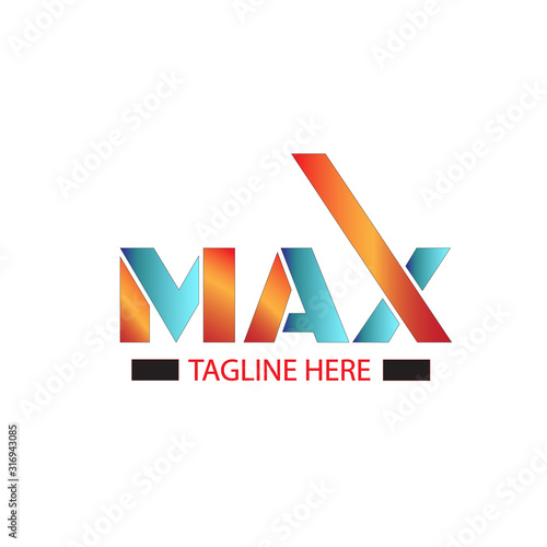 Max Logo Letter Vector Template Design Illustration