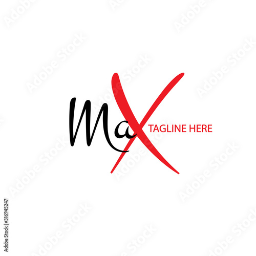 Max Logo Letter Vector Template Design Illustration