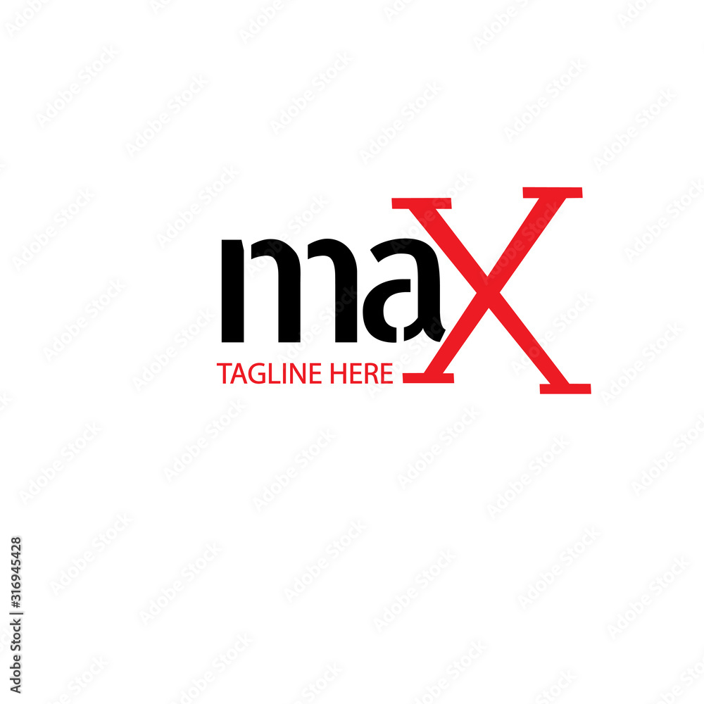Max Logo Letter Vector Template Design Illustration Max Logo Letter Vector Template Design Illustration
