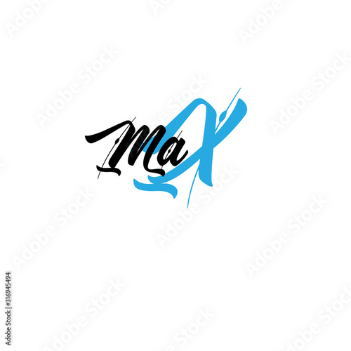 Max Logo Letter Vector Template Design Illustration