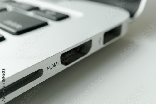 HDMI port on computer notebook