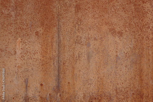 rust texture on a metal plate