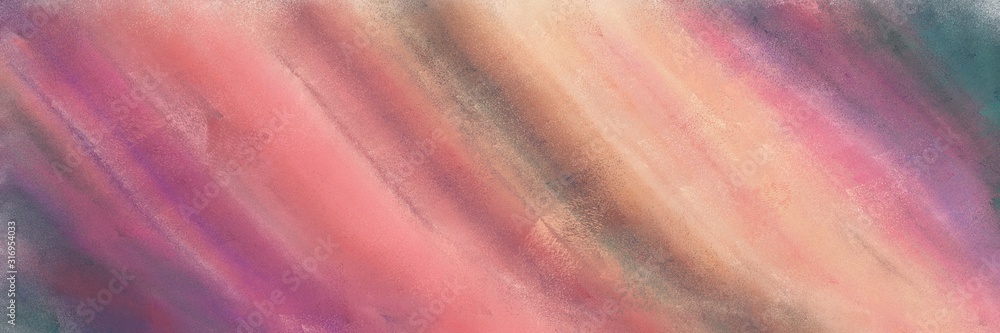 abstract painting banner wallpaper with rosy brown, dim gray and old lavender colors