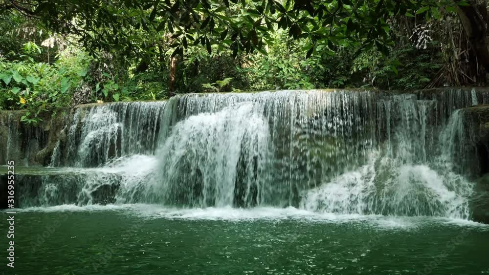 Fresh waterfall in the rainforest Fresh waterfall in the rainforest