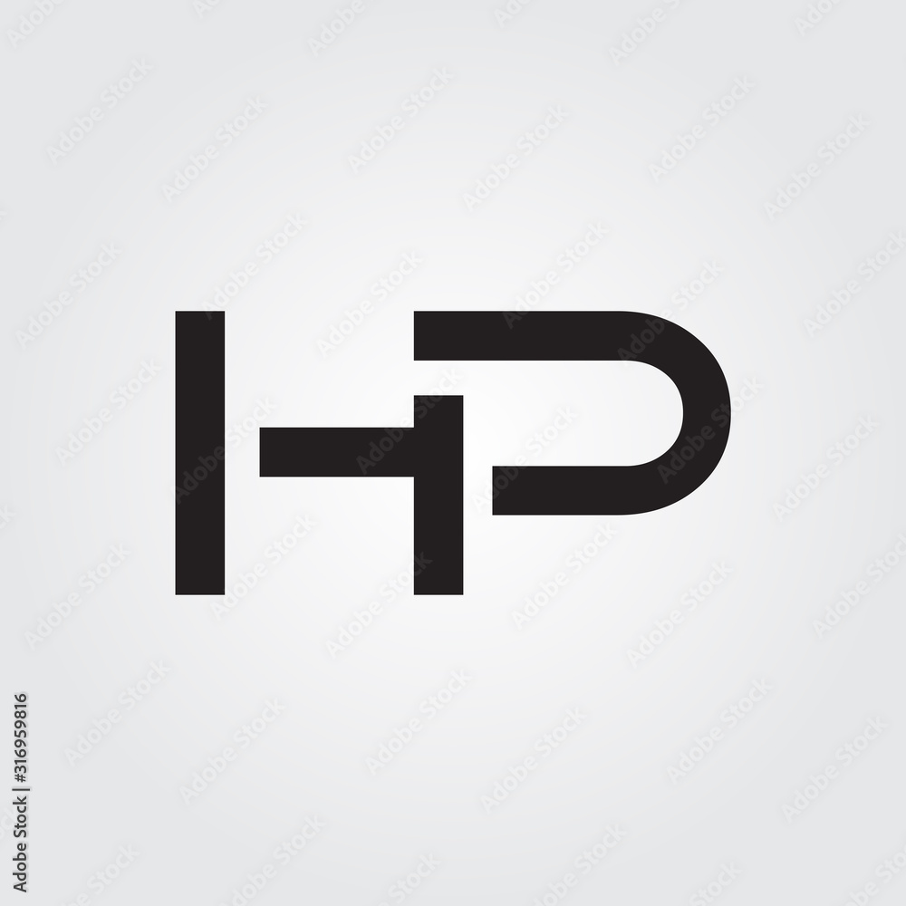 letter HP Logo Design Vector Template. Initial HP Letter Design Vector Illustration letter HP Logo Design Vector Template. Initial HP Letter Design Vector Illustration