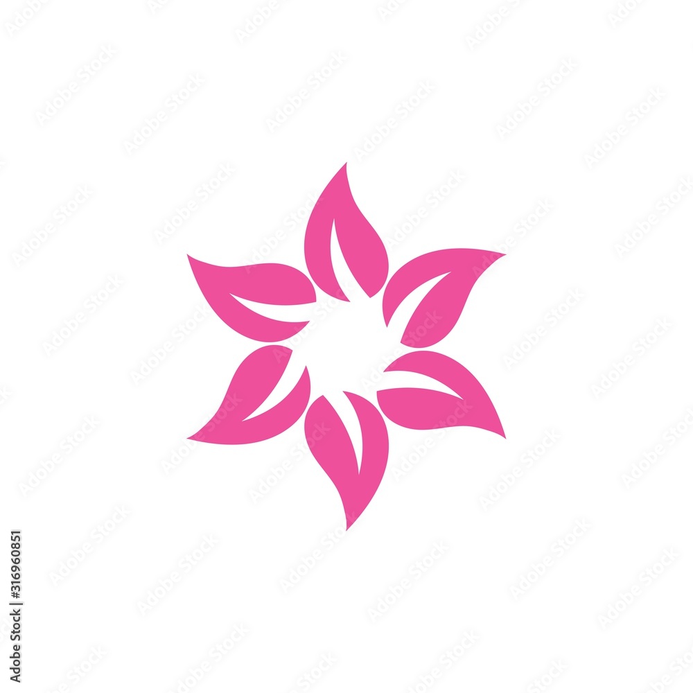 Plumeria flower logo Plumeria flower logo