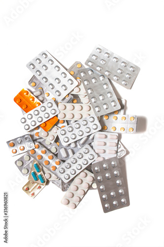Assorted mix of pills