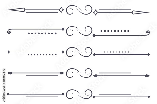 Simple ornamental divider