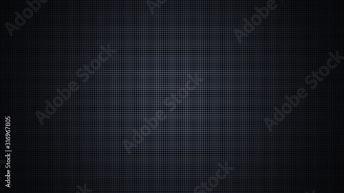 Futuristic raster grid background with dark vignette