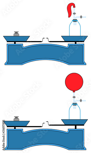 A visual vector illustration that explains the concept of gas lifting