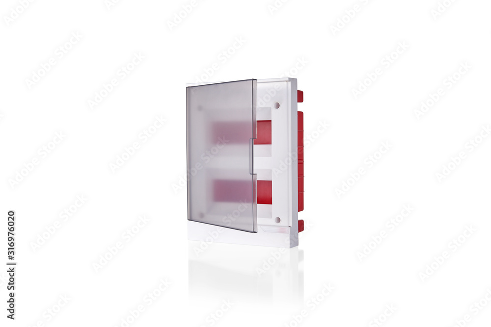 white fuse box isolated style. white fuse box isolated style.