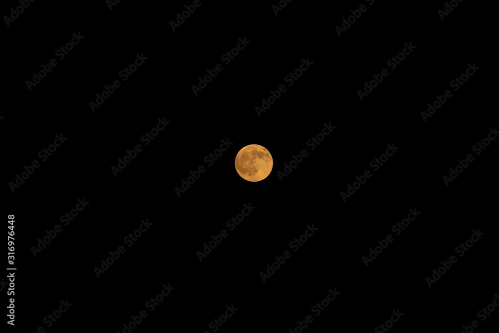 Full moon on the black sky background Full moon on the black sky background