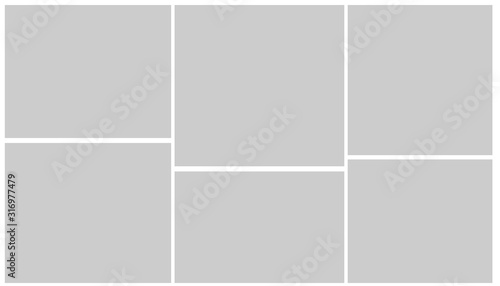 Templates collage frames