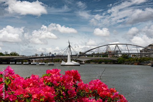 View across the Brisbane river towards Goodwill bridge © Lance Bellers
