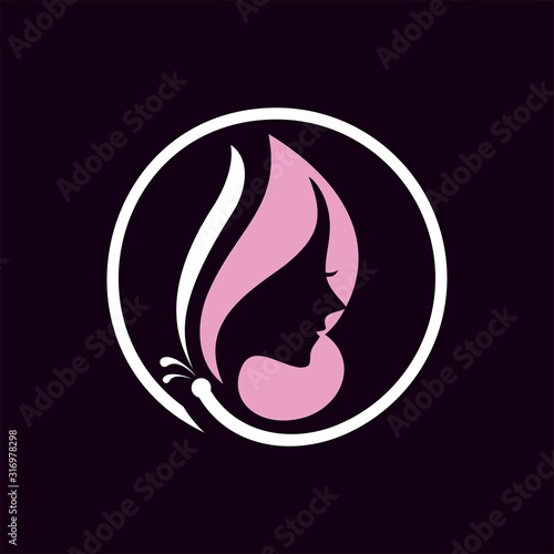 vector simple logo cosmetics beauty