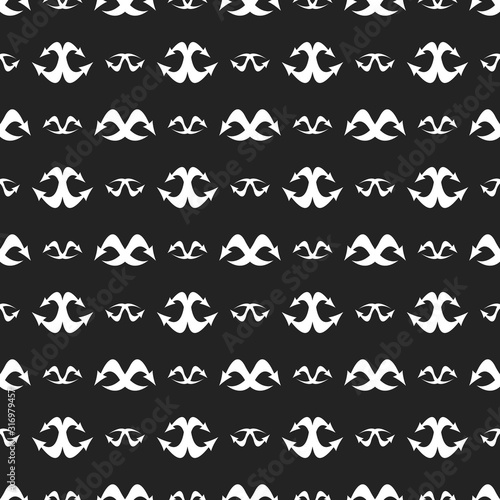 Seamless pattern for interface design. Refresh and reload arrows icon background. 
