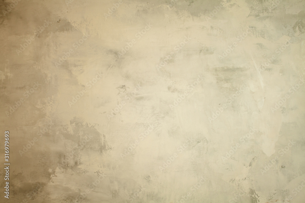 Beige stucco wall background. Grunge concrete wall texture