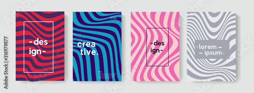 Modern abstract pattern with linear texture for brochres, covers, posters, banners, flayers.