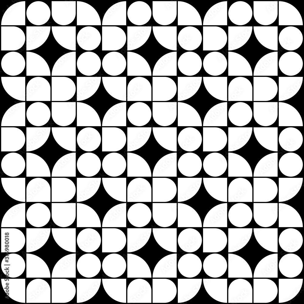 Fototapeta premium Modern trendy seamless geometric pattern.