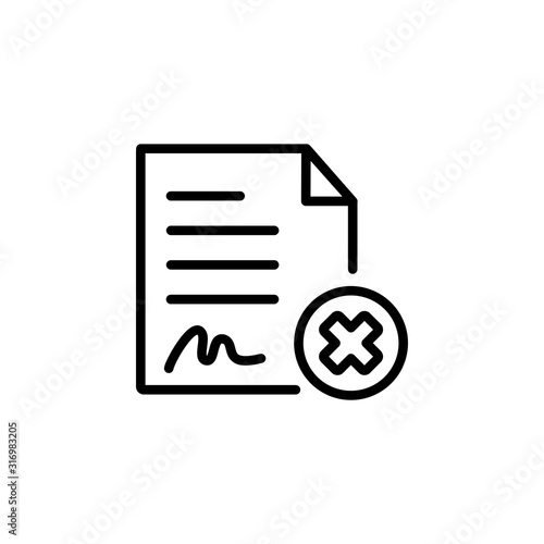 trial version icon design line style. Perfect for application, web, logo and presentation template