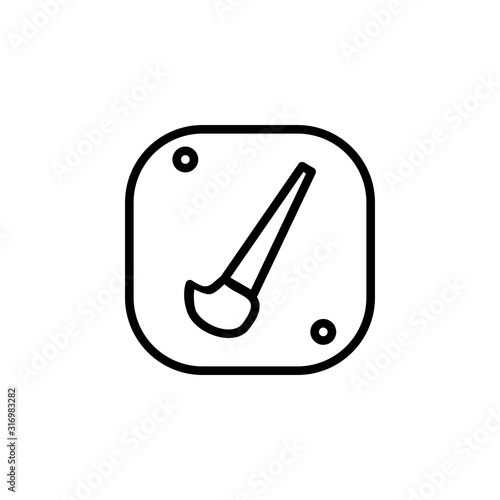 designer app icon design line style. Perfect for application, web, logo and presentation template