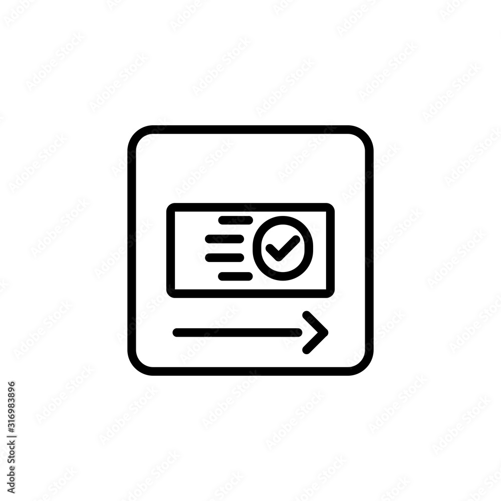 power on icon design line style. Perfect for application, web, logo and presentation template power on icon design line style. Perfect for application, web, logo and presentation template