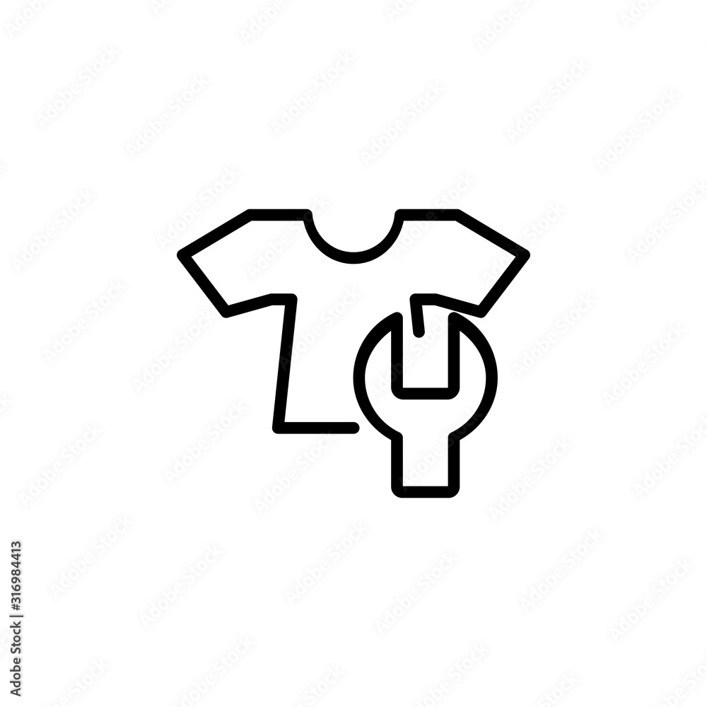 theme setting icon design line style. Perfect for application, web, logo and presentation template theme setting icon design line style. Perfect for application, web, logo and presentation template
