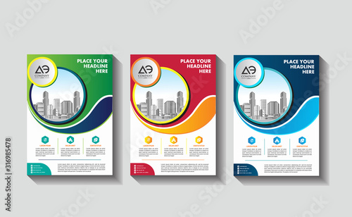 Vector Brochure modern design Layout template info graphic
