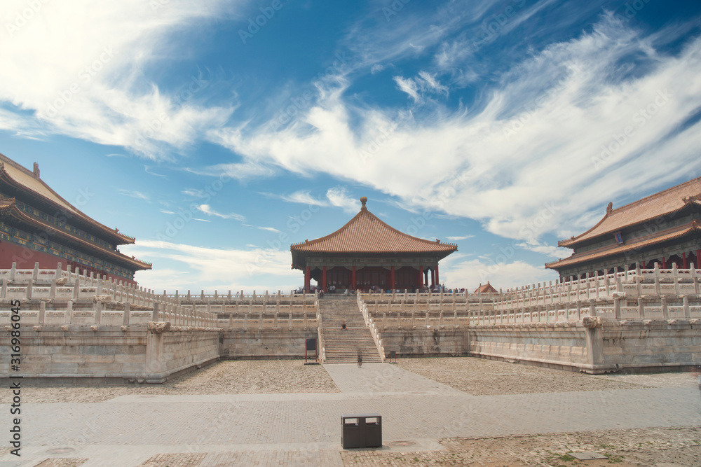 Obraz premium exterior of the Forbidden City in Beijing.