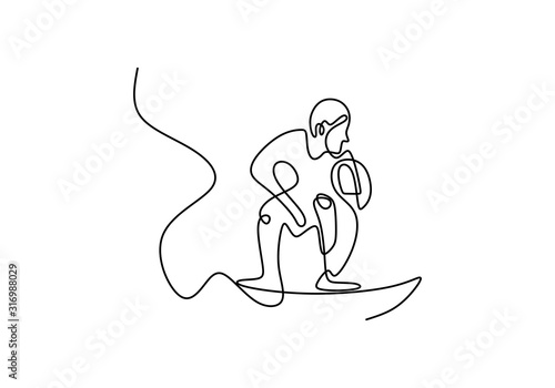 continuous one line drawing...