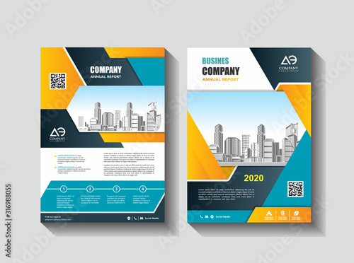 Template vector design for Brochure, Annual Report, Magazine, Poster, Corporate Presentation, Portfolio, Flyer, layout