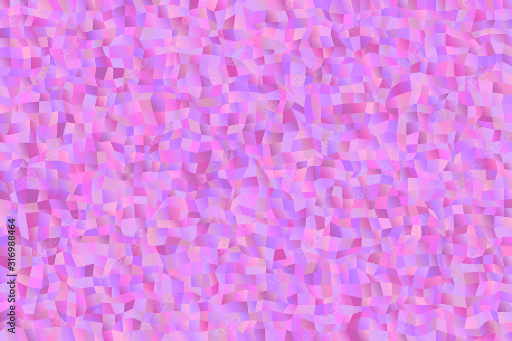 Random geometrical mosaic rectangle website background - chaotic geometric vector graphic